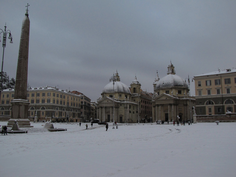 ''Le “gemelle” innevate'' - Roma