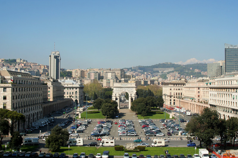 ''piazza della Vittoria'' - Genova