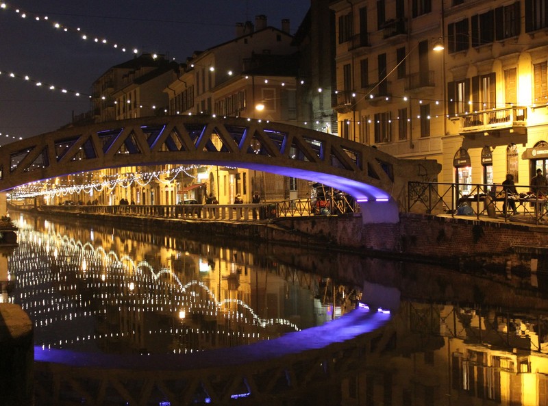 ''Il ponte degli scintillii'' - Milano