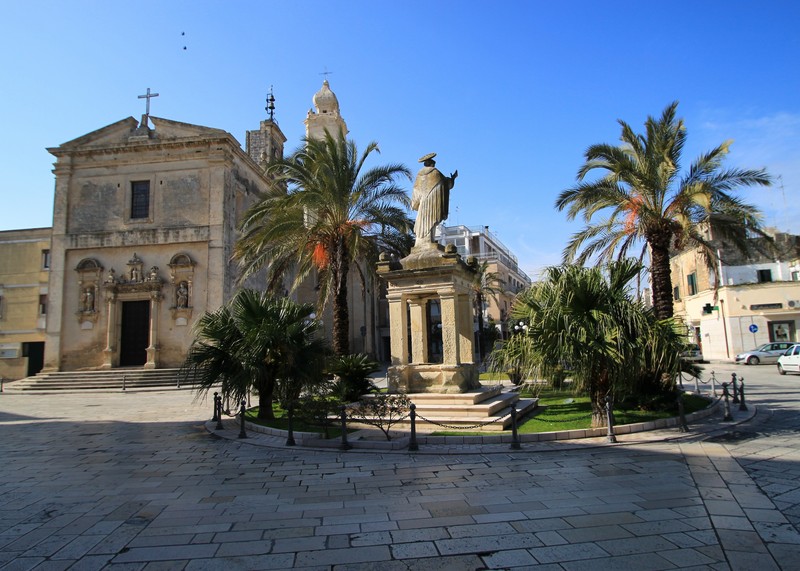 ''Cavallino(LE) Piazza Castello e la Chiesa SS Immacolata'' - Cavallino