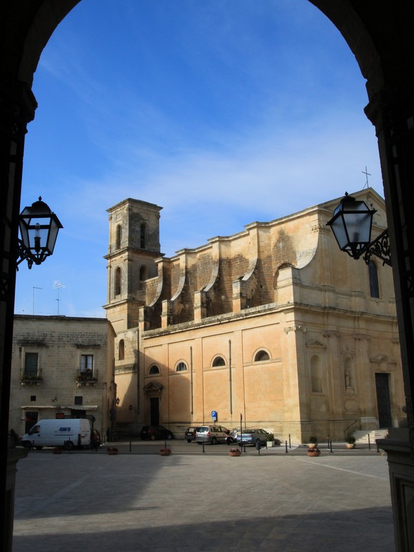 ''San Cesario (LE) Piazza Giuseppe Garibaldi Chiesa Santa Maria delle Grazie'' - San Cesario di Lecce