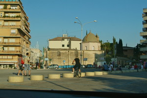Luce ora il tramonto in piazza