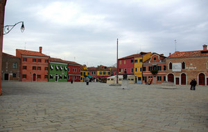 Piazza Galuppi a Burano