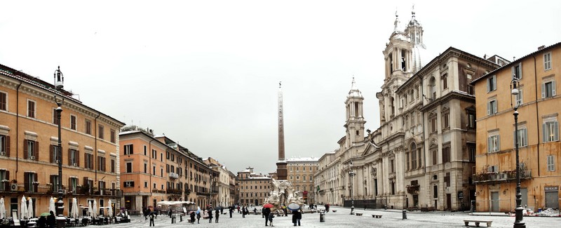 ''Piazza Navona in Bianco'' - Roma
