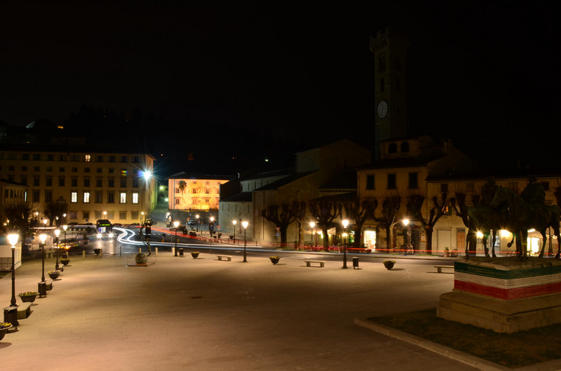 ''Nel freddo, solo scie di auto'' - Fiesole