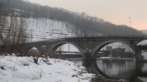 Ponte romanico sul fiume Serio
