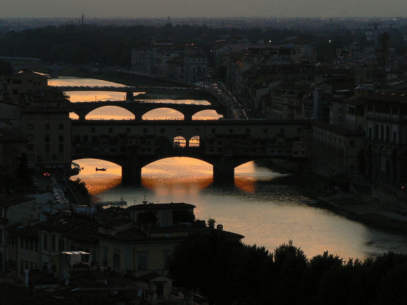 ''Crepuscolo sull’Arno'' - Firenze