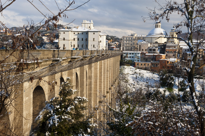 ''la neve sul ponte'' - Ariccia