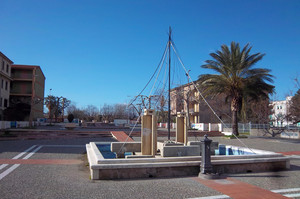 La piazzetta di Guardia Piemontese Marina