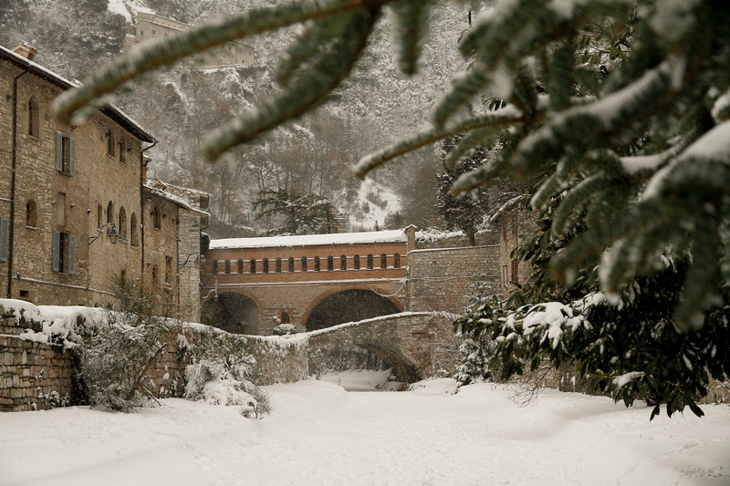 ''Ponte coperto di Parco Ranghiasci Gubbio'' - Gubbio