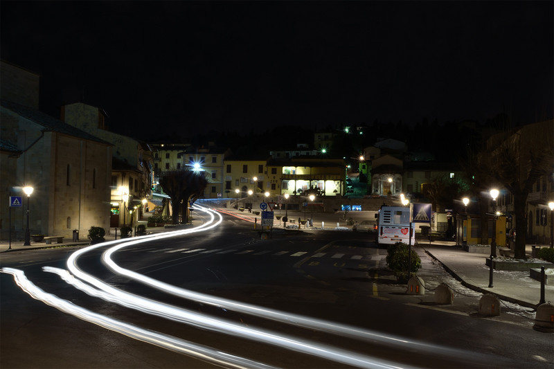 ''Fasci di luce su Piazza Mino a Fiesole'' - Fiesole