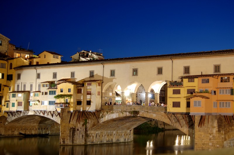 ''ponte vecchio al crepuscolo'' - Firenze