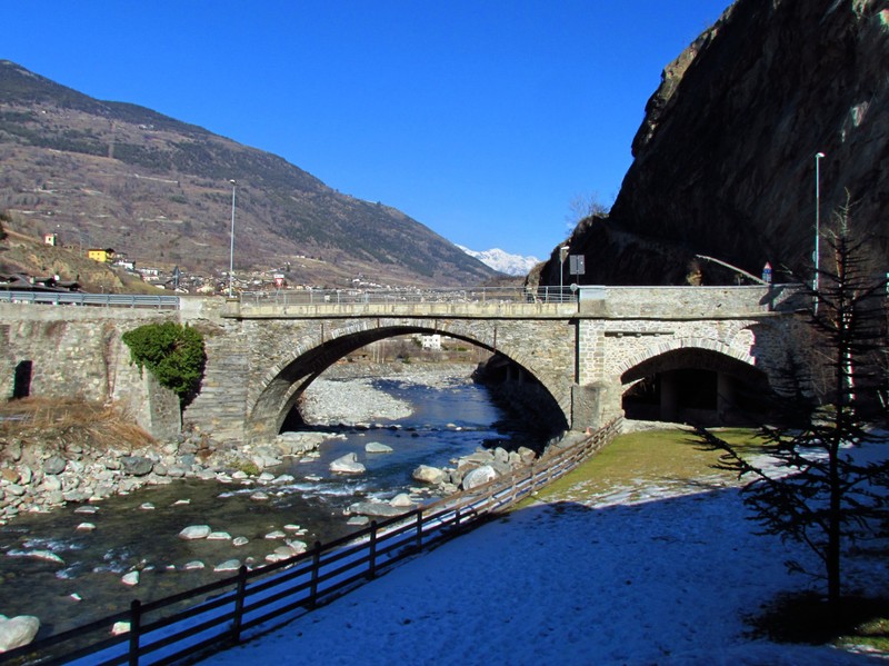 ''ponte sulla Dora'' - Villeneuve