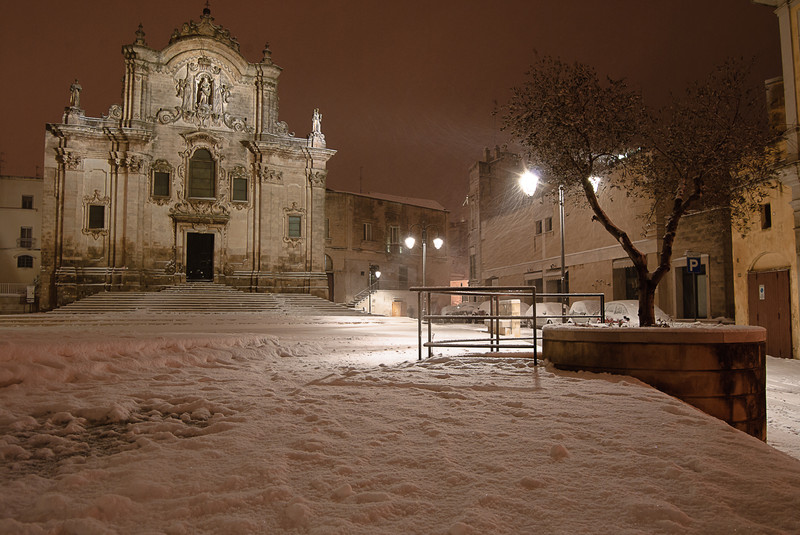 ''Nevicata su San Francesco'' - Matera