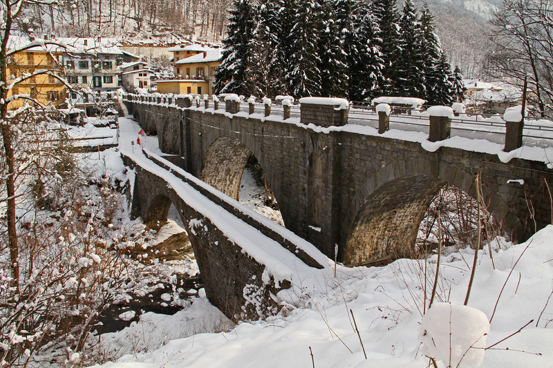 ''Ponte vecchio e ponte nuovo'' - Campiglia Cervo