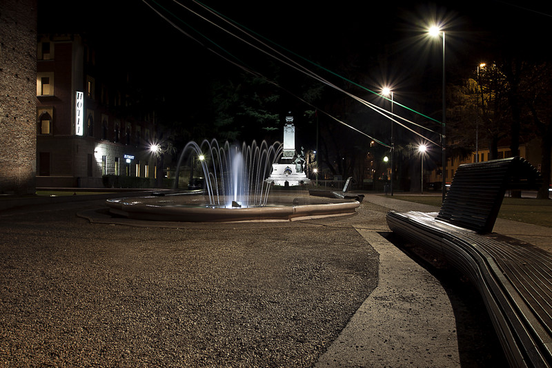 ''Piazzetta in notturna'' - Abbiategrasso