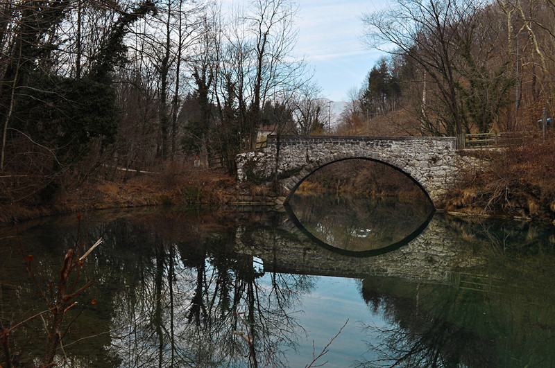 ''ponte per la sorgente tof'' - Castelnovo del Friuli