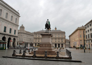 Piazza De Ferrari,Monumento a Garibaldi