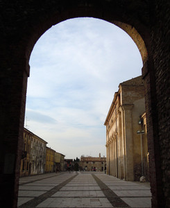 Piazza Castello in cornice