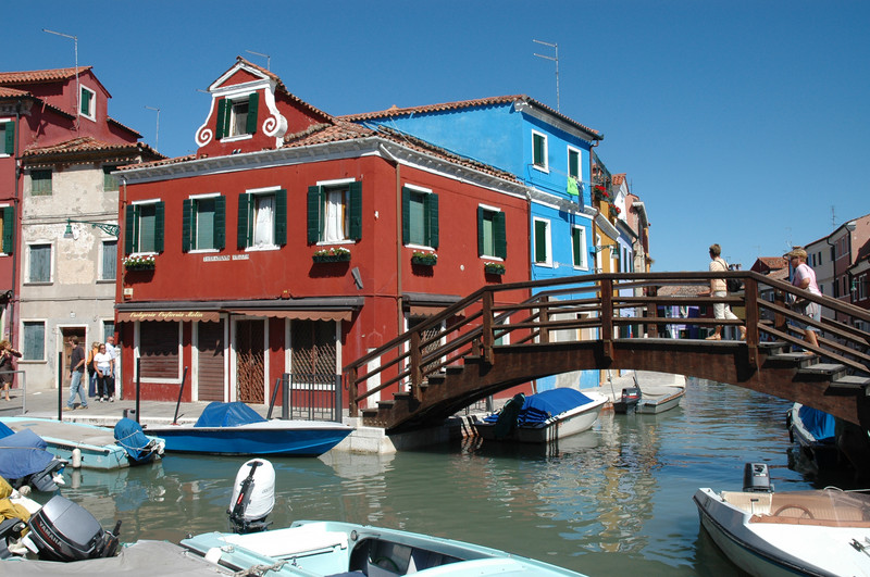 ''ponte di legno a Burano'' - Venezia