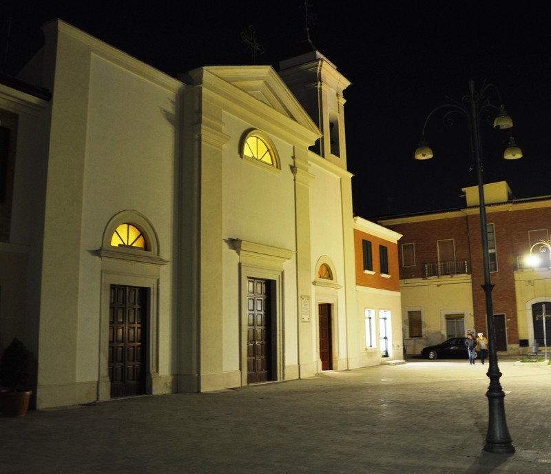 ''Lo stornarellese Largo Duomo di sera'' - Stornarella