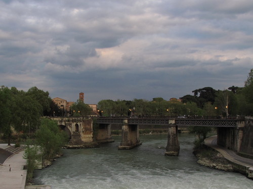 Roma - Isola Tiberina e Ponte Palatino