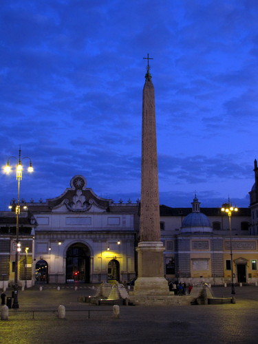Roma - Piazza del Popolo - Obelisco Flaminio