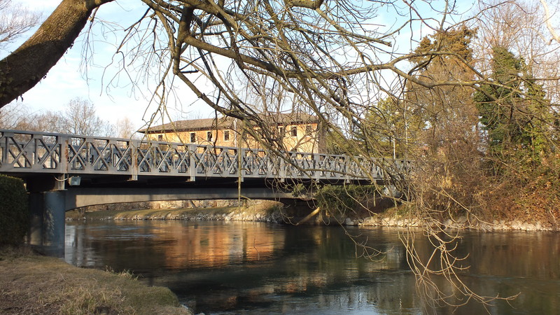 ''Ariis, il ponte con villa Ottelio'' - Rivignano