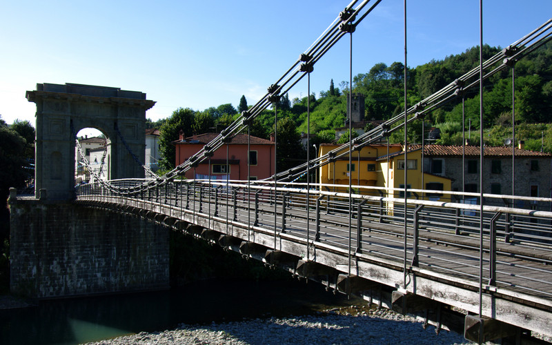 ''il ponte sul fiume Lima'' - Bagni di Lucca