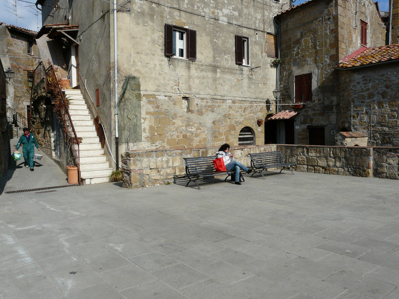 ''Piazzetta Adolfino ( 1881-1944)'' - Pitigliano