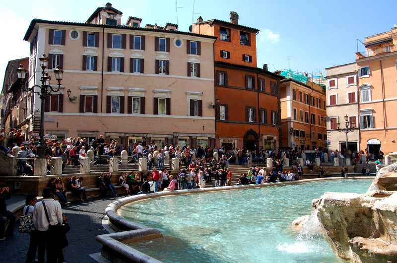 ''piazza della Fontana di Trevi'' - Roma