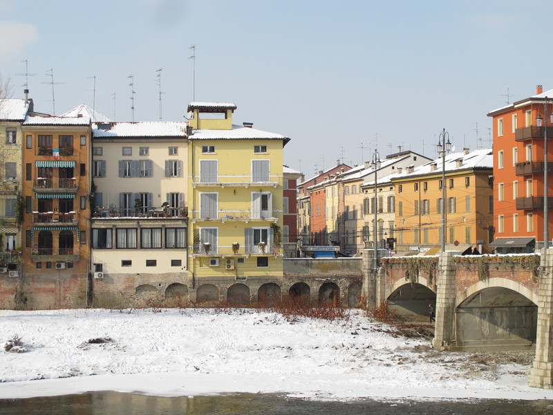 ''Ponte di mezzo e l’ oltretorrente'' - Parma