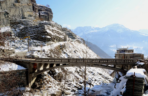 Ponte sul Mallero sopra Chiesa in Valmalenco