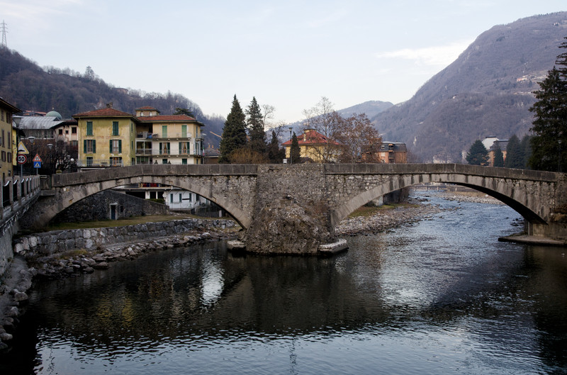 ''Ponte antico Romano sul fiume Brembo'' - San Pellegrino Terme