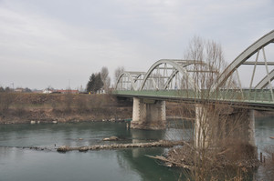 Ponte sull’Adige verso Masi