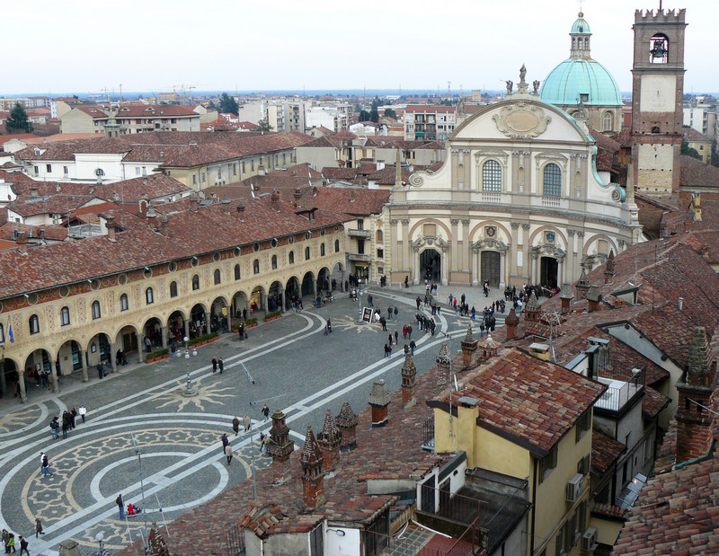 ''Vista dalla Torre del Bramante'' - Vigevano