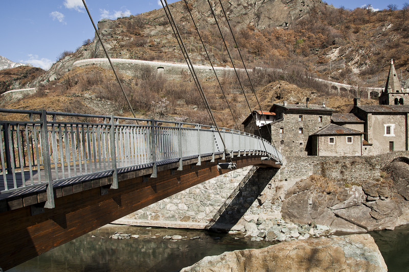 ''Il ponte del borgo'' - Montjovet