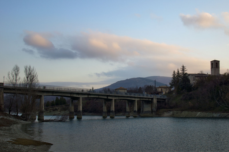 ''Ponte sul  Lago di Fiastra -'' - Fiastra