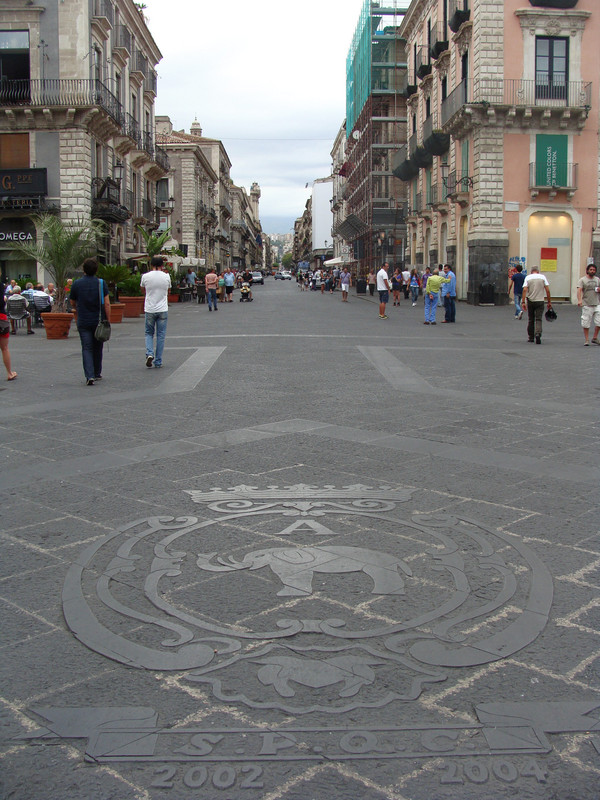 ''La piazza di Catania si apre sulla via Etnea'' - Catania