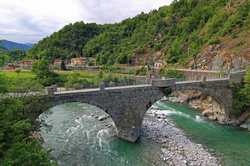 ''Ponte pedonale sulla Stura'' - Traves