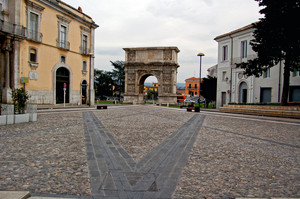 Benevento: largo via Traiano