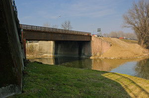 Ponte dei Mulini dal Lago di Mezzo