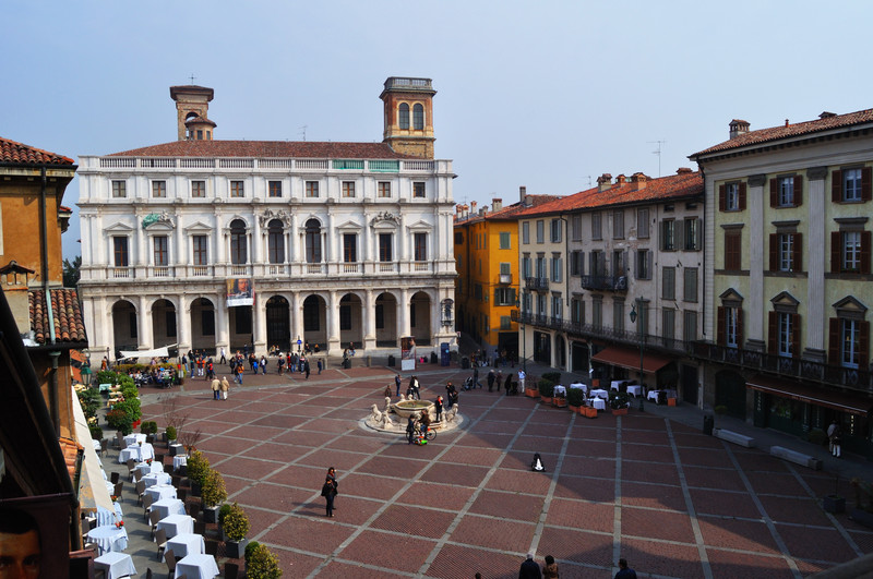''Piazza vecchia dall’alto'' - Bergamo