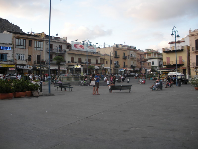''La piazza di Mondello'' - Palermo