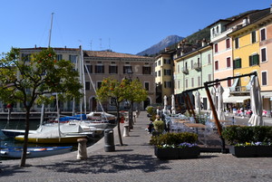 La piazza sul Garda