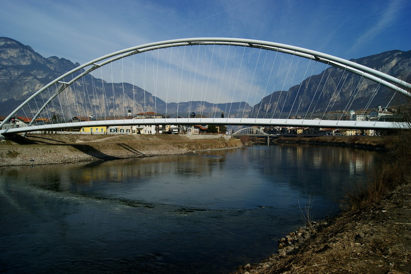 ''Ponte pedonale'' - San Michele all'Adige