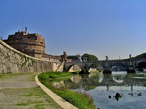Acqua bassa a ponte Elio (Ponte Sant’Angelo)