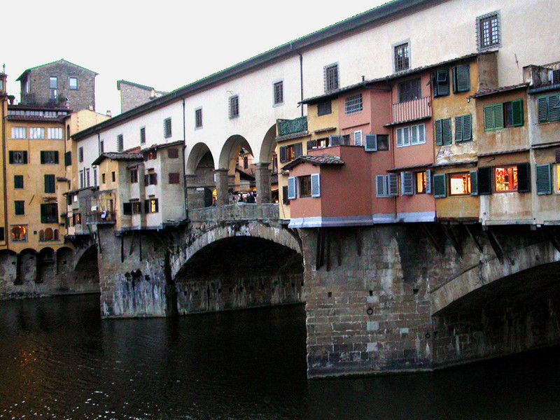 ''particolare del ponte vecchio'' - Firenze