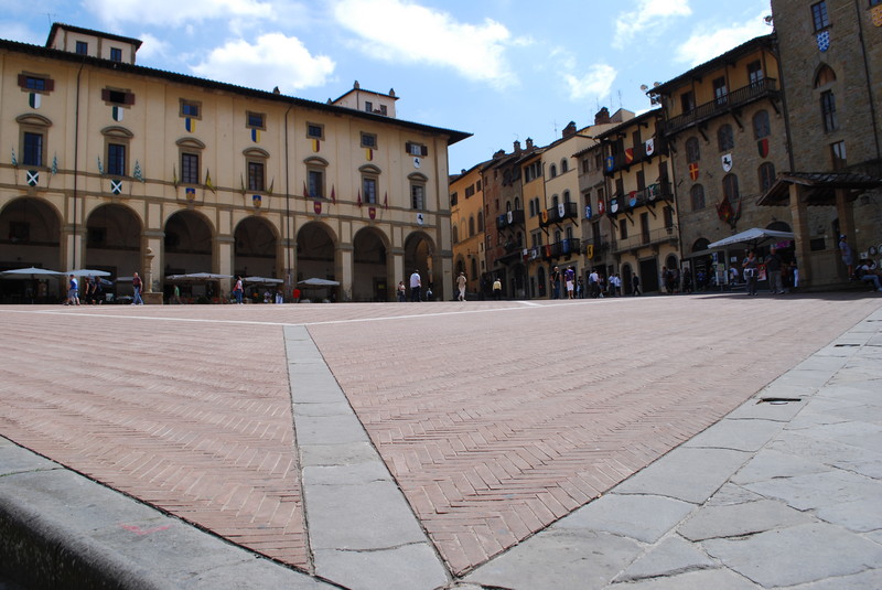 ''Palcoscenico naturale della “Giostra del Saracino”'' - Arezzo