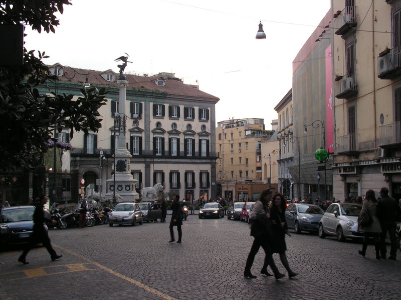 ''Piazza dei Martiri quasi al tramonto'' - Napoli